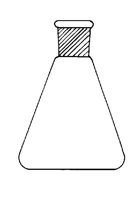 Erlenmeyer flask borosilicate glass, ml 300, socket NS 29/32