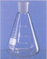 Pyrex/Duran glass erlenmeyer flask, ml 10, socket NS 14/23