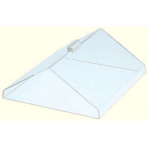 Transparent polycarbonate gable lid