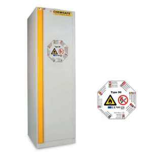 Armadio di sicurezza per prodotti liquidi e solidi infiammabili - 1 porta - immagine 1