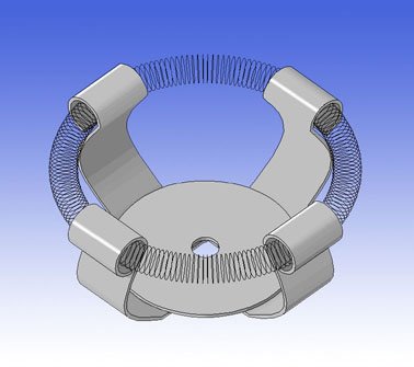 Stainless steel claps for flasks and bottle size ml.50/100/250/500