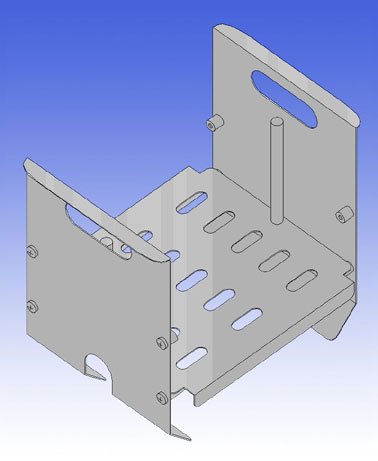 Intermediate rack for mod. M413-BO/BOD