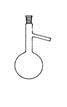 Distillation flask, borosilicate glass, ml 500, socket NS 29/32