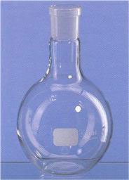 Pyrex/Duran glass flask, ml 6000, socket NS 45/40, flat bottom
