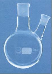 Pyrex/Duran glass flask, ml 2000, centr. NS 29/32, lat.ang. NS 29/32