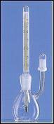 Pycnometers with thermometer, not calibrated,  ml 10