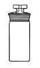Hubbard pycnometers, cylindrical form, 24 ml
