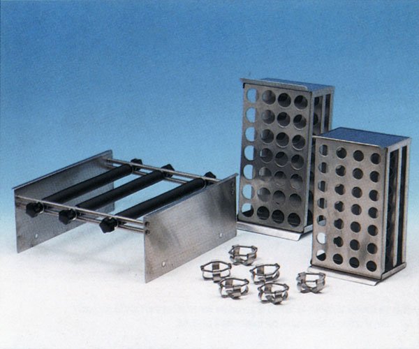 Stainless steel test tube racks ø14, 45 holes