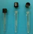 Pyrex tubes, diam. 18x100,with SVL screw cap, conical bottom
