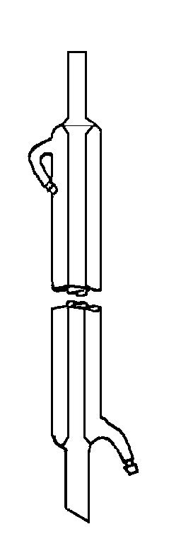 Condenser Liebig, mant. 200mm, without sockets