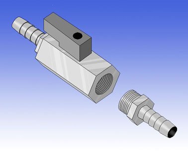 Draining tap for mod. M408-BM