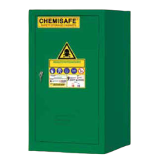 Armadio di sicurezza mod. PHYTO60/50, pratico ed economico per lo stoccaggio di fitosanitari e pesticidi. 1 porta. Dimensioni: 54 x 45 x 100 cm