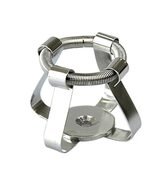 Accessori per agitatori a scuotimento - Clips per beute da 25, 50, 100 ml per supporto forato. Max 16 clips