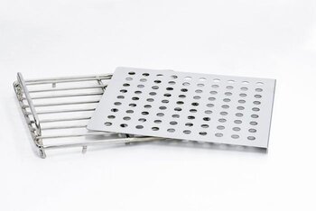 Ripiano supplementare in acciaio inox per armadio con 2 porta L1000 compatibile con armadi di sicurezza