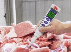 pHmetro portatile XS Tester pH 5 - KIT a tenuta stagna IP67 dotato di display, scatola, guida. Facile da usare e leggero. Per laboratori chimici, farmaceutici e medici.