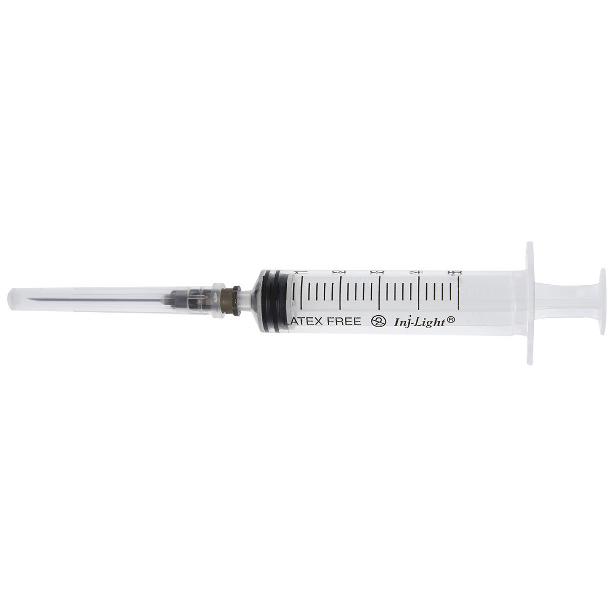 Siringhe monouso sterile inj/light® 3 parti 5 ml attacco luer centrale con ago 21G – 0,8×38 mm - Conf. 100 pz