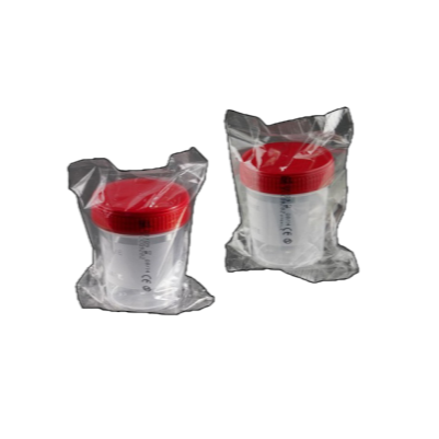 Contenitore sterile con tappo a pressione in polistirolo da 150 ml per laboratori scientifici