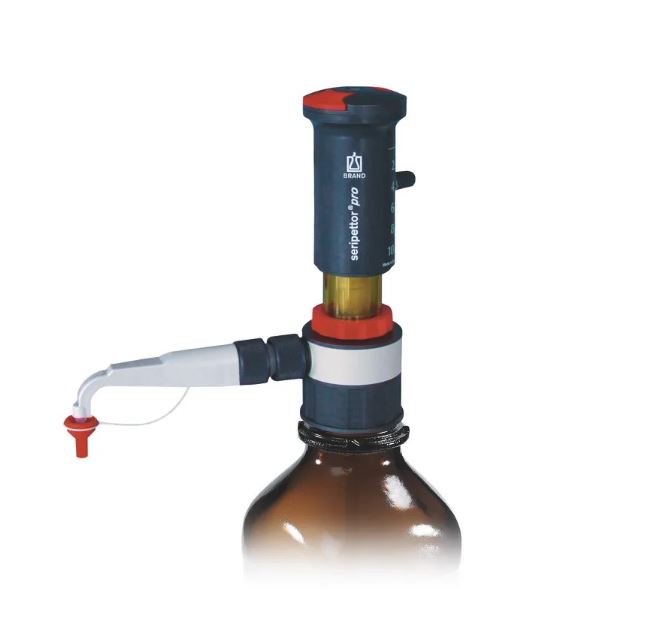 Dosatori per bottiglia seripettor ® pro - da 1 ml a 10 ml adatto per dispensare solventi, acidi, soluzioni alcaline o saline